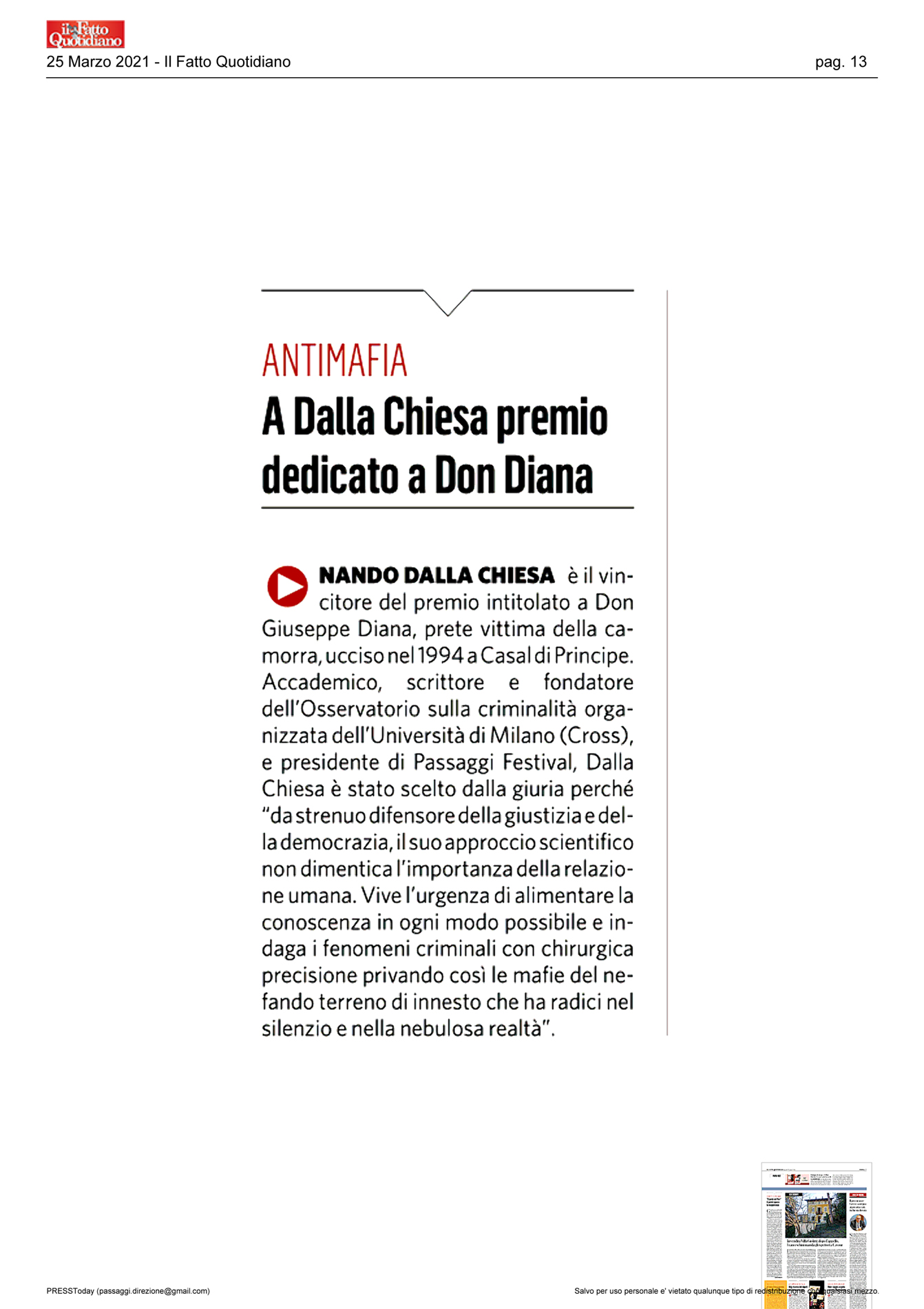 Il_Fatto_Quotidiano_a_dalla_chiesa_premio_dedicato_a_don_diana