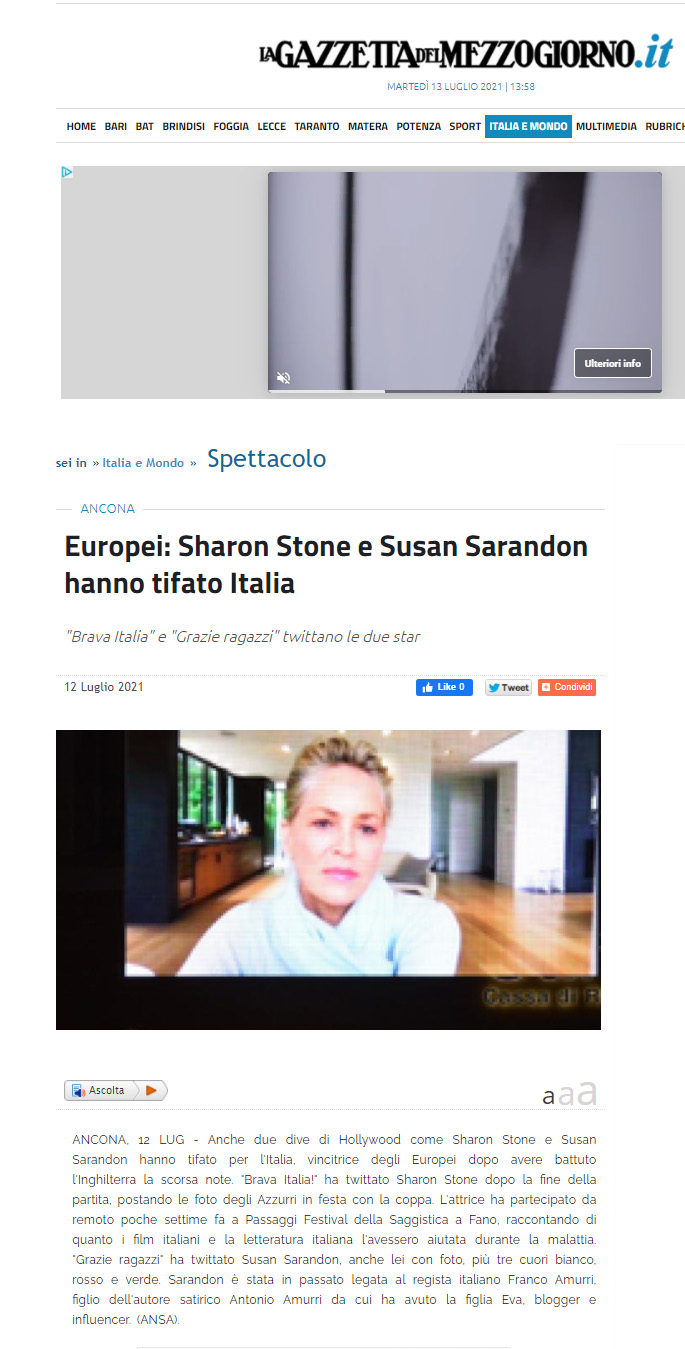 lagazzettadelmezzogiorno-it-europei-sharon-stone-e-susan-sarandon-hanno-tifato-italia